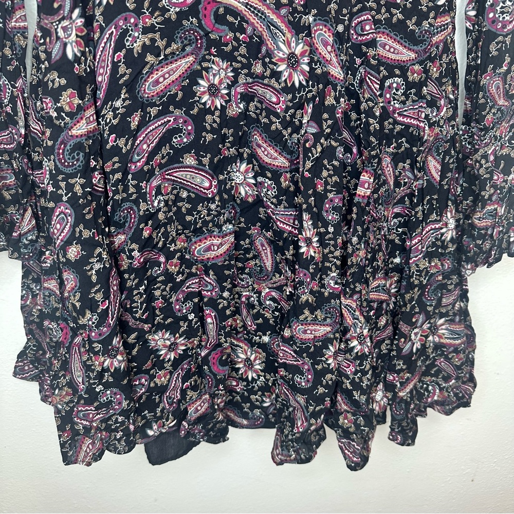 NWT Miami for Francesca's Paisley Print Swing Dress Size Small - Picture 4 of 10
